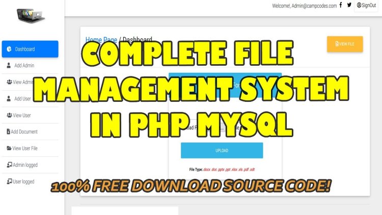 Complete File Management System in PHP MySQL Free Source Code