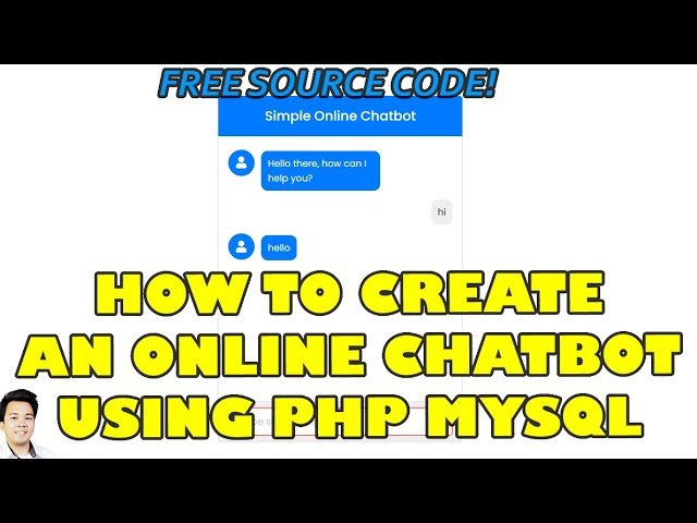 How to Create an Online Chatbot in PHP MySQL