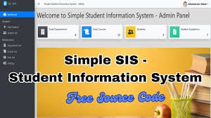 Simple Student Information System in PHP MySQL Free Source Code