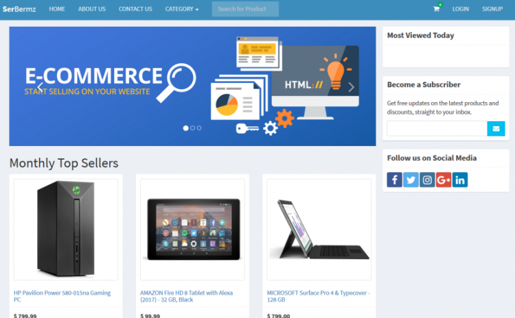 Complete E-Commerce System in PHP MySQL Free Source Code