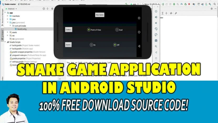 Snake Game App in Android Studio