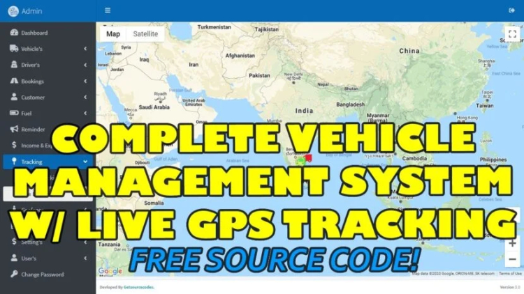 Complete Fleet Management System with Live GPS Tracking in PHP MySQL Free Source Code